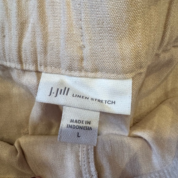 J.Jill Linen Stretch Pants – Light Beige – Size Large – NWT - Picture 4 of 4